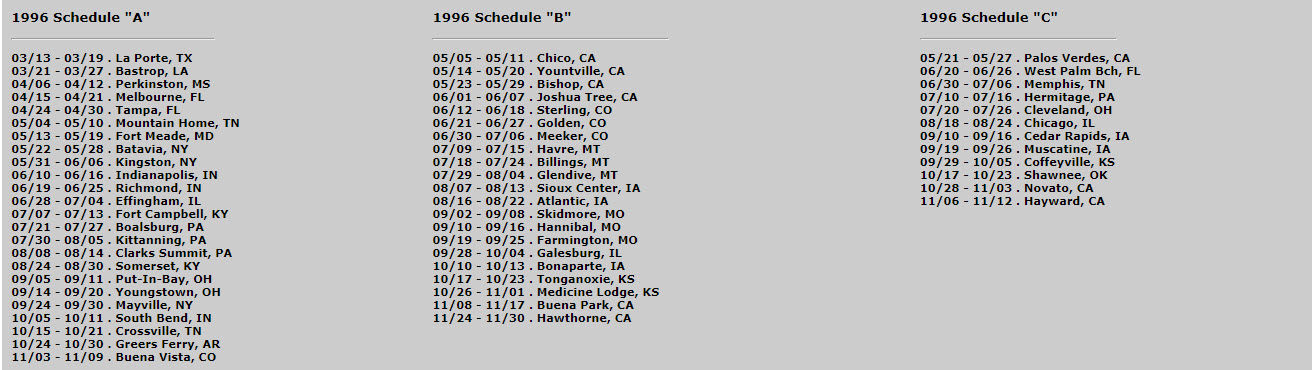 History of Communities The Moving Wall has been to.