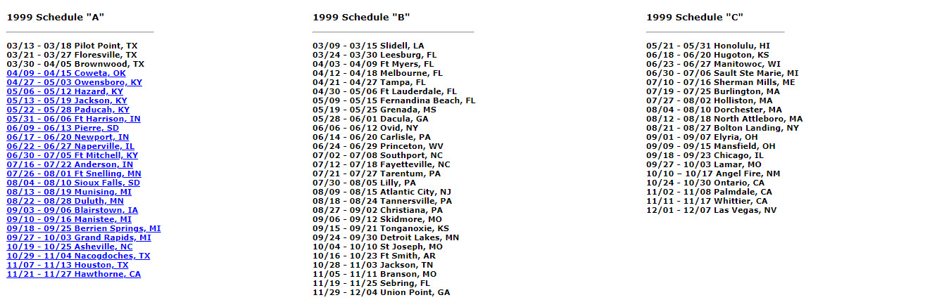 History of Communities The Moving Wall has been to.