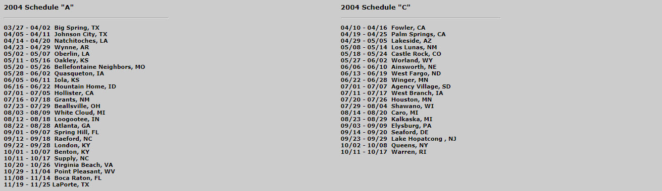 History of Communities The Moving Wall has been to.