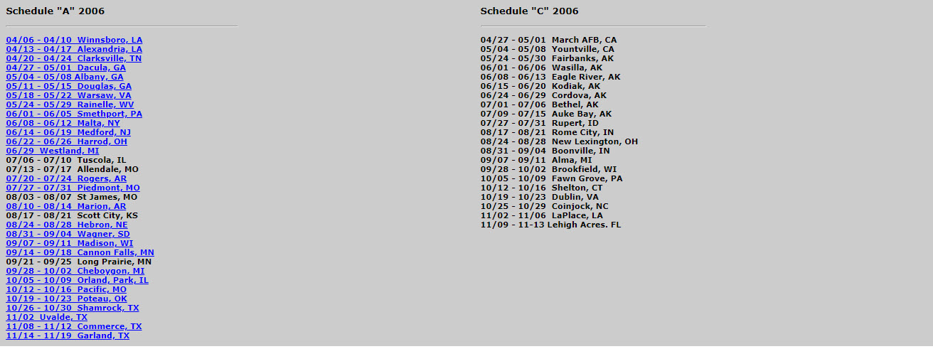 History of Communities The Moving Wall has been to.