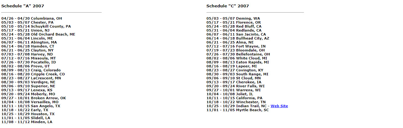 History of Communities The Moving Wall has been to.