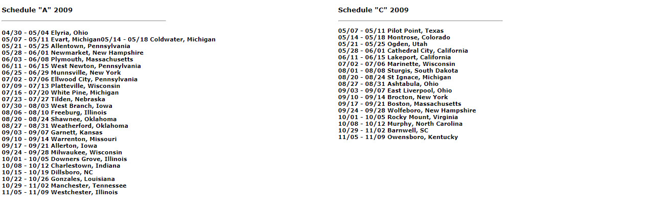 History of Communities The Moving Wall has been to.