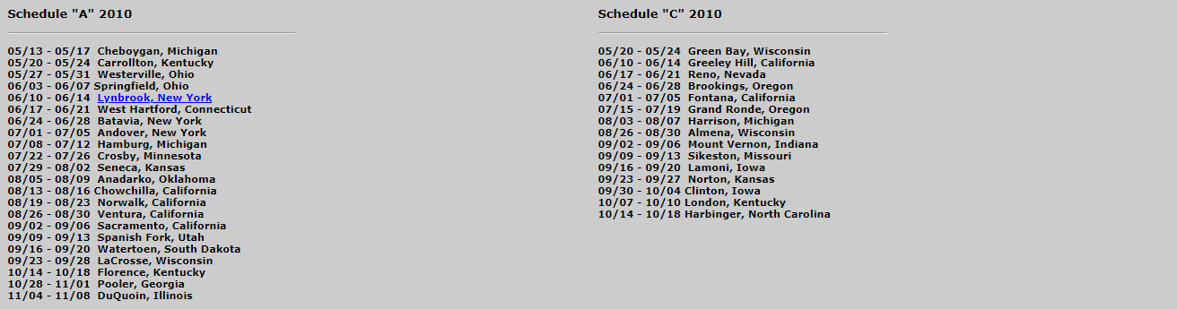 History of Communities The Moving Wall has been to.