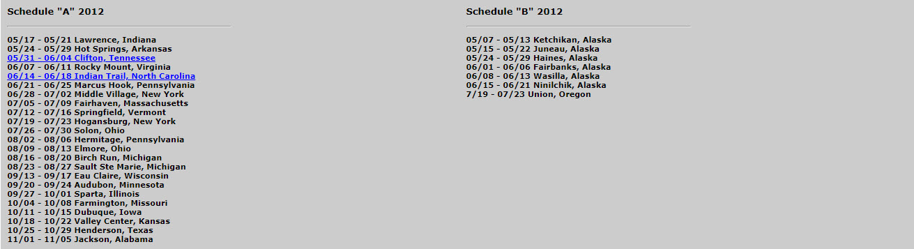 History of Communities The Moving Wall has been to.
