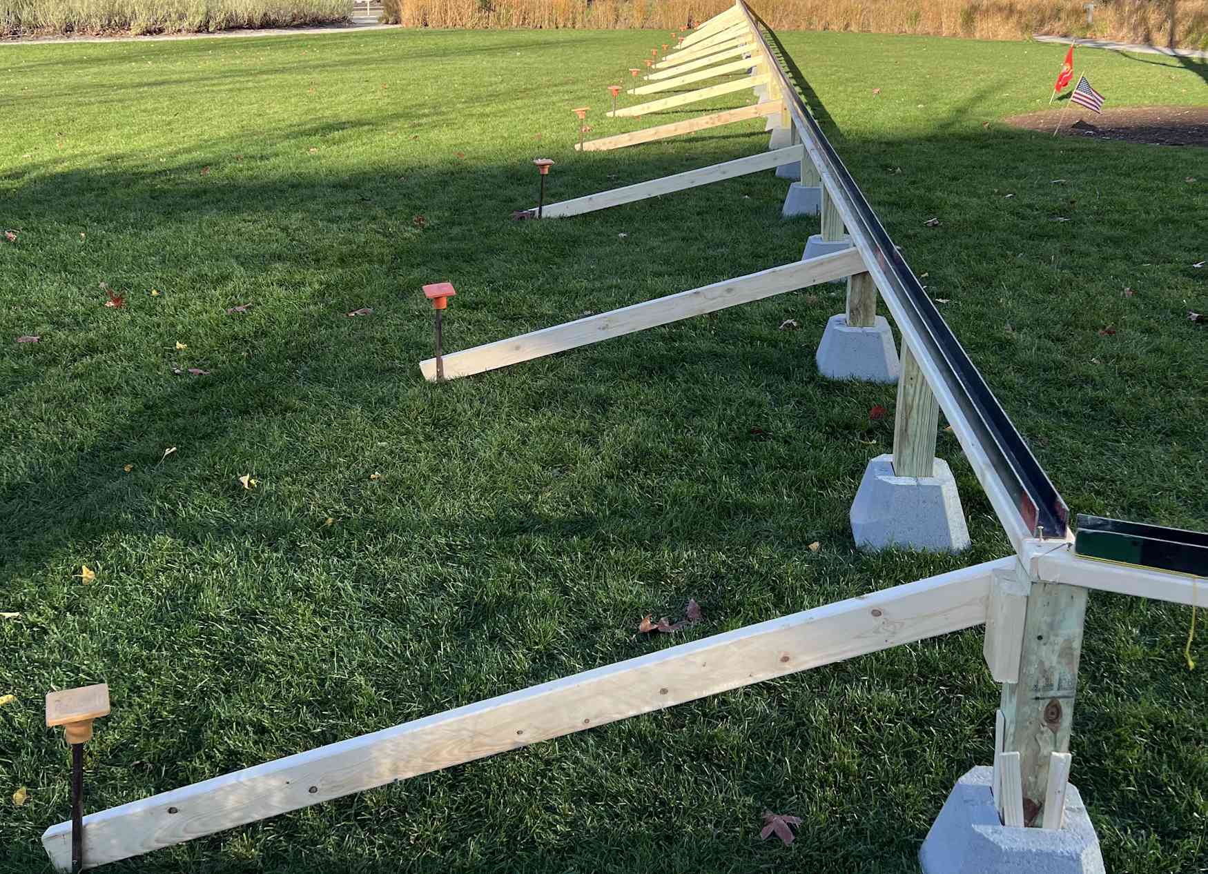 Foundation with Steel Chanel for Wall Panels